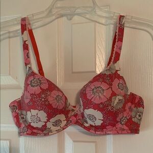 Victoria's Secret Pink and White Lace Bra Intimates